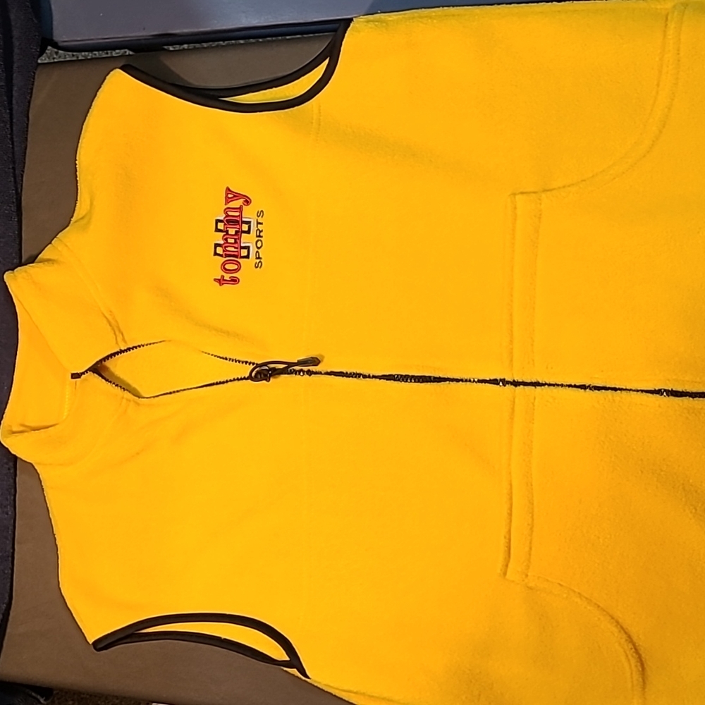 tommy H Sports Vest Men's XL Yellow